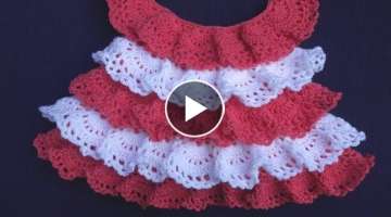 Crochet Baby Dress Sinhala - පුංචි දුවට තට්ටු ගවුමක් ග...