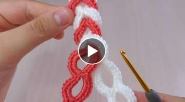 Super Easy Headband Knitting Model How to crochet Stitch????Como Tejer????Tığ İşi Örgü Mode...