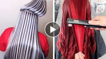 Trendy Haircut 2021 | Women Short Hairstyle Compilation | Amazing Hair Color Transformation