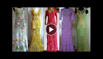 Trendy Irish Crochet Lace Formal Wear Maxi Dresses Pattern