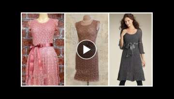 Top 45 + Lace Crochet Knitted Long & Middi dresses for women's