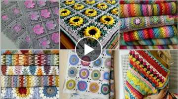 Most demanding crochet granny blankets colourful designs unique pattern & styles ideas