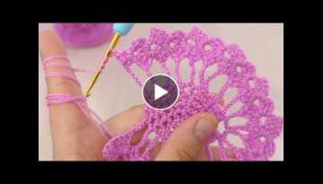 Super Very easy crochet almond knitting pattern????Çok kolay tığ işi bademli örgü modeli