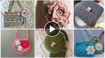 Beautiful & Elegant Crochet Hand Made Hand Bags Design Collection