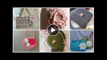 Beautiful & Elegant Crochet Hand Made Hand Bags Design Collection