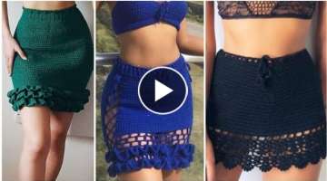 crochet mini skirt design
