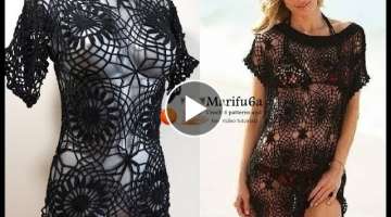 How to crochet summer dress top tunic all sizes free tutorial by marifu6a