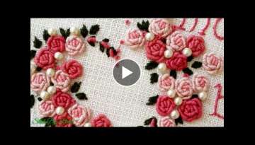 Bullion Knots Embroidery Designs | Bullion Knots Flower Design | Bullion Knots Stitch