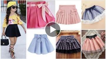 Mini skirts design for baby girls || Beautiful stylish skirt designs ||