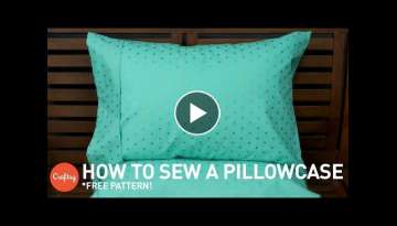 How to sew a pillowcase (with free pattern) | Sewing Tutorial with Angela Wolf