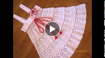 Crochet baby dress| How to crochet an easy shell stitch baby / girl's dress for beginners 231