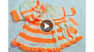 Baby Girls Knitted Frocks/Beanie/socks/shoes Ideas 2022 |Crochet Winter Designs | Art and Handcra...